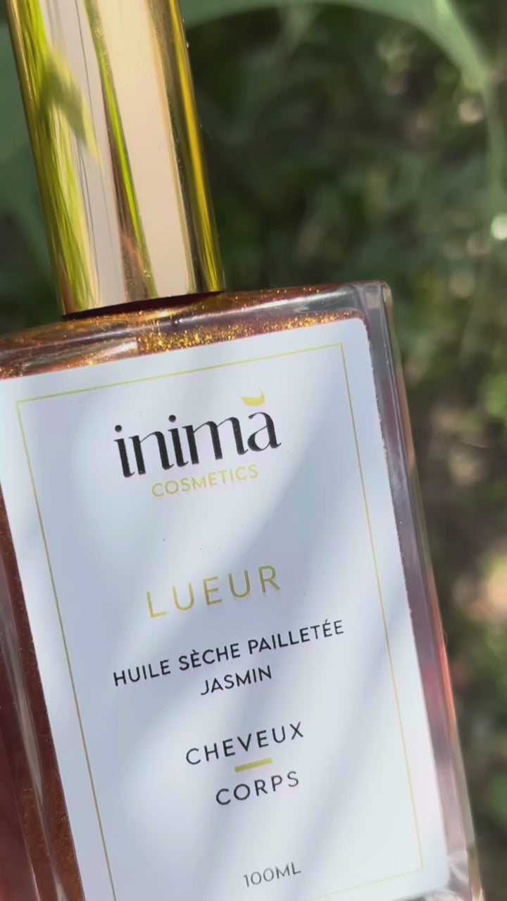 Lueur - Huile Sèche Pailletée au Jasmin - 100ml