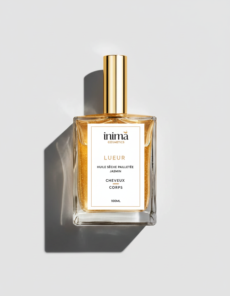 Lueur - Huile Sèche Pailletée au Jasmin - 100ml
